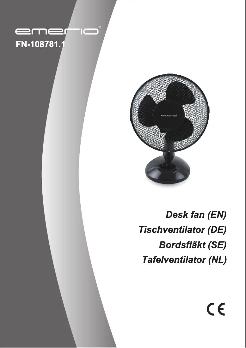 Página 1 del manual Manual de usuario Emerio FN-108781.1