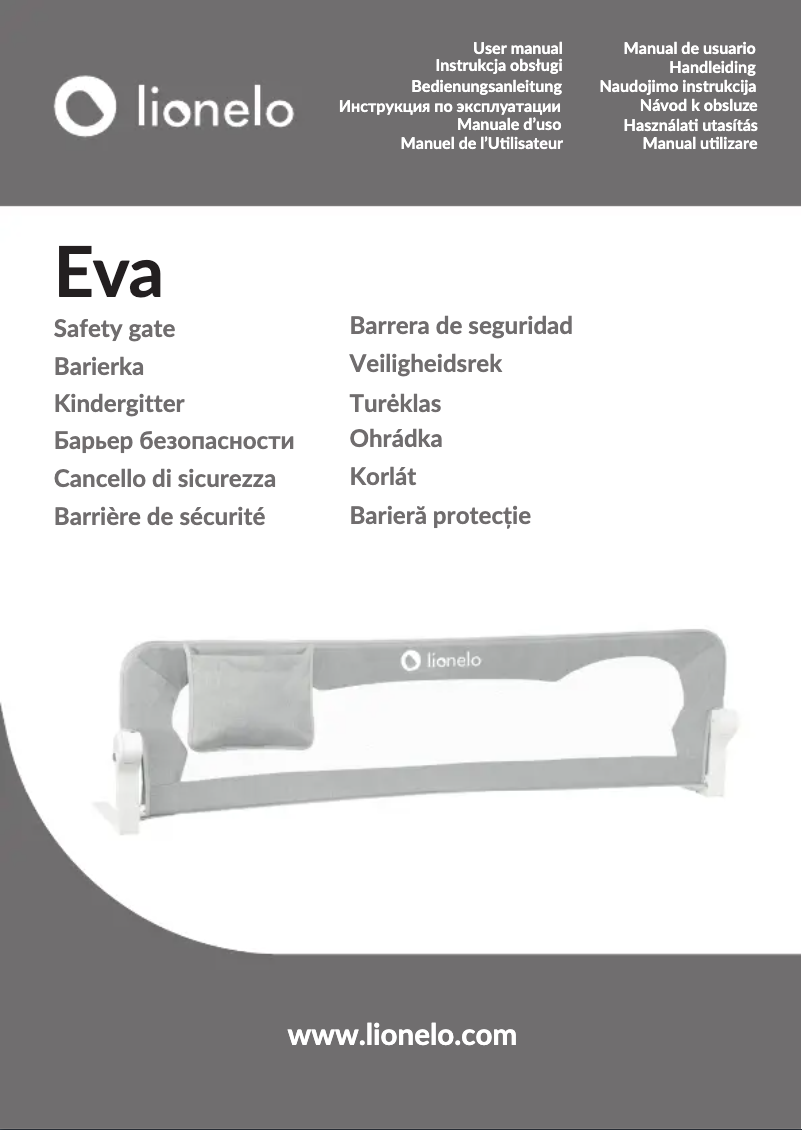 Page 1 de la notice Manuel utilisateur Lionelo Eva