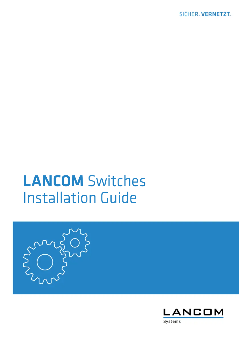 Page n°1 - Manuel utilisateur Lancom GS-1108P