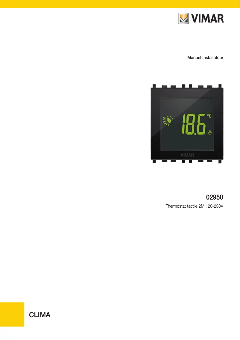 Page n°1 - Manuel utilisateur Vimar 16991