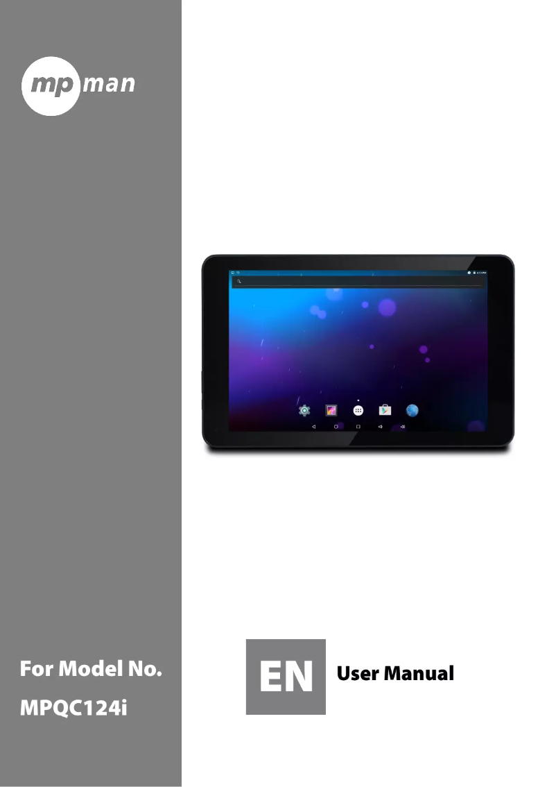 Page n°1 - Manuel utilisateur Mpman MPQC124i