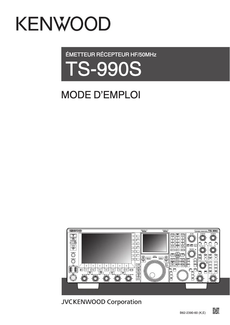 Page 1 de la notice Manuel utilisateur Kenwood TS-990S