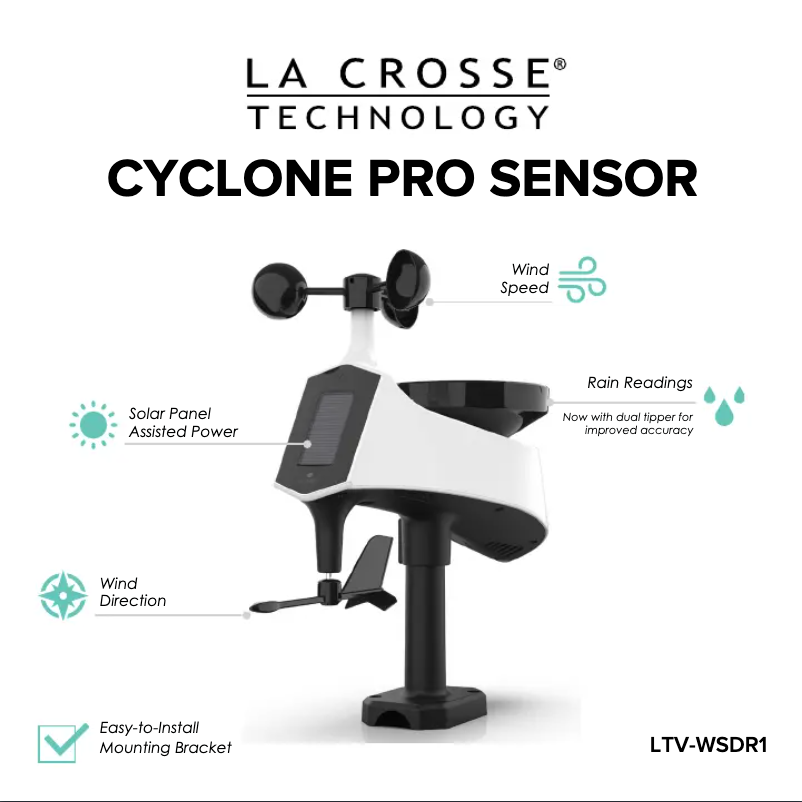 Page n°1 - Manuel utilisateur La Crosse Technology LTV-WSDR1