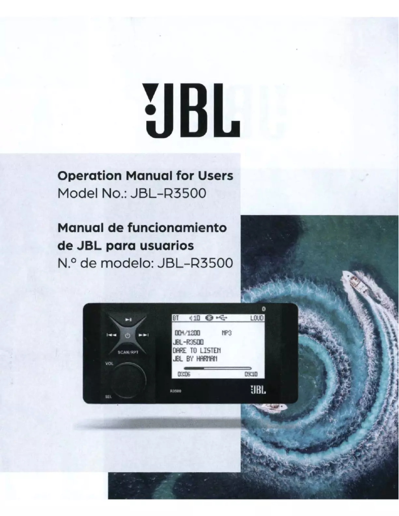 Page 1 de la notice Manuel utilisateur JBL MPK3500
