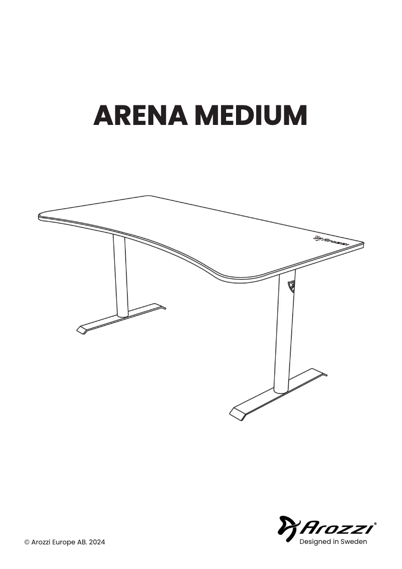 Image de la première page du manuel de l'appareil Arena Medium