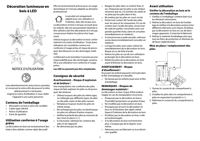 Page 1 de la notice Manuel utilisateur GlobalTronics GT-S-02