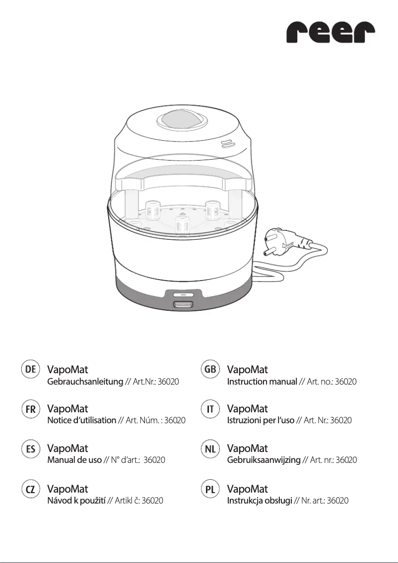 Imagen de la primera página del manual del dispositivo CQ-FX421