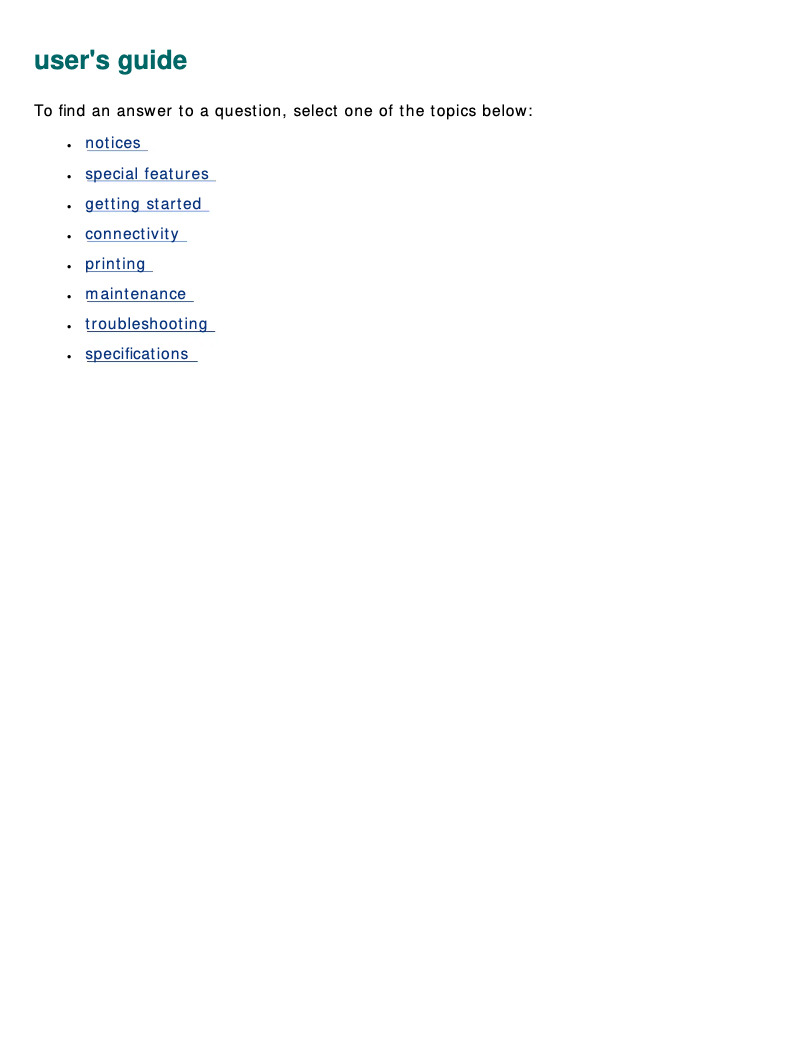 Page n°1 - Manuel utilisateur HP Deskjet 5600