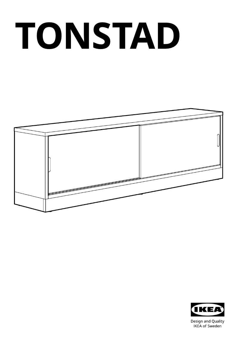 Imagen de la primera página del manual del dispositivo TONSTAD 605.429.62