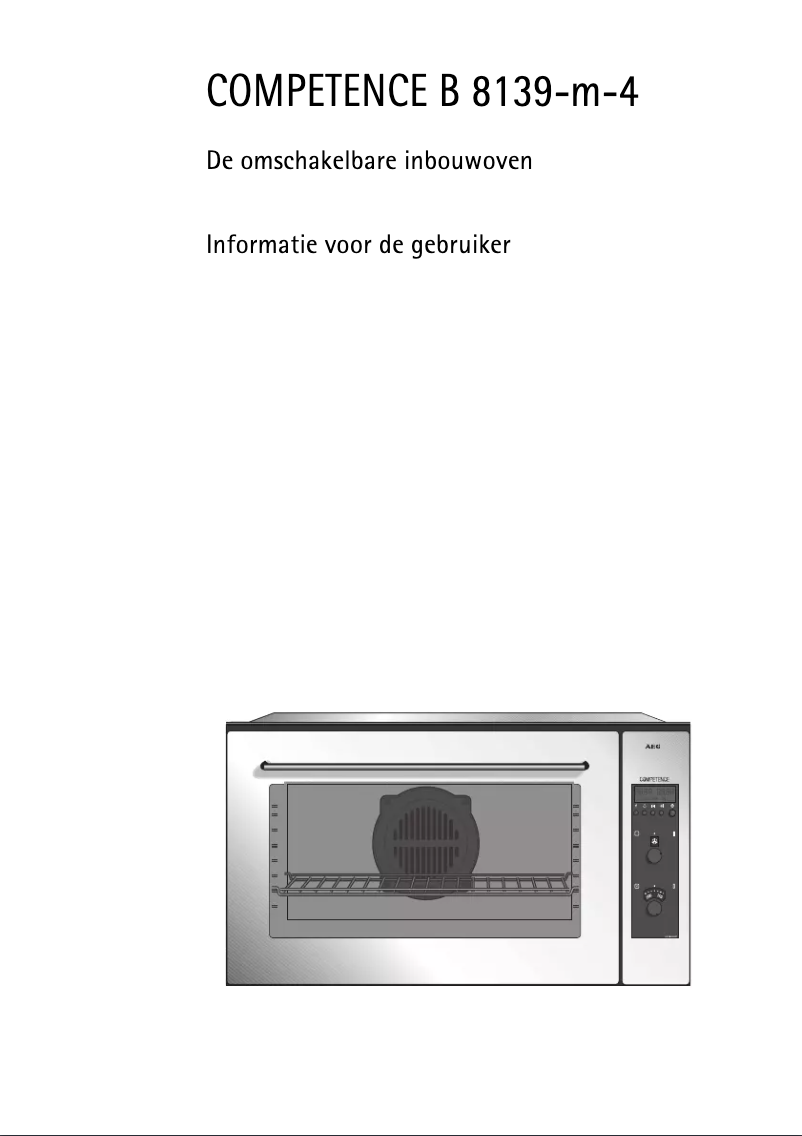 Page 1 de la notice Manuel utilisateur AEG-Electrolux B 8139-5M