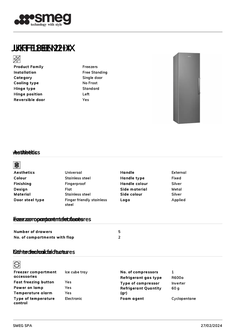 Image de la première page du manuel de l'appareil UKFF18EN2HX