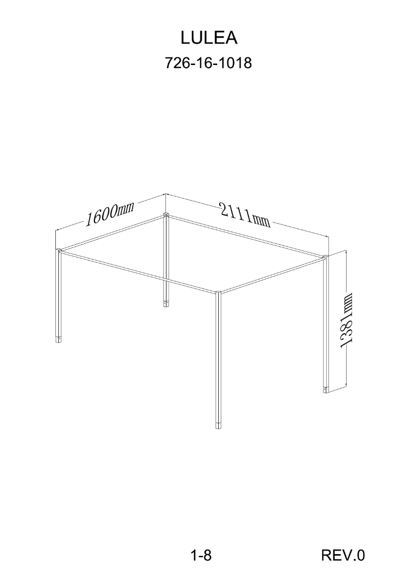 Página 1 del manual Manual de usuario JYSK Lulea (Queen)