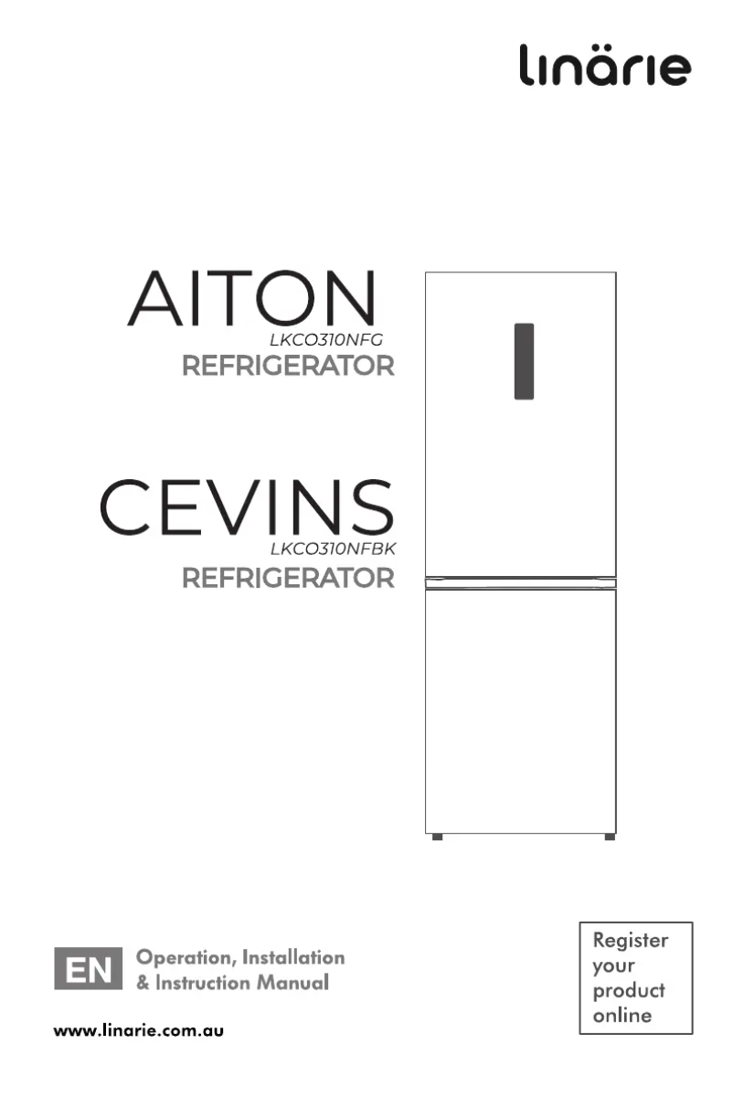 Page 1 de la notice Manuel utilisateur Linarie Aiton LKCO310NFG
