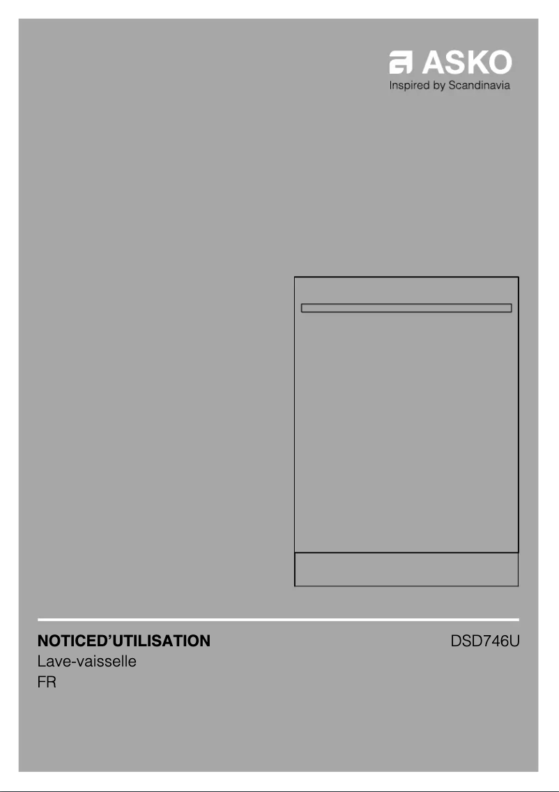 Page n°1 - Manuel utilisateur Asko DSD746U