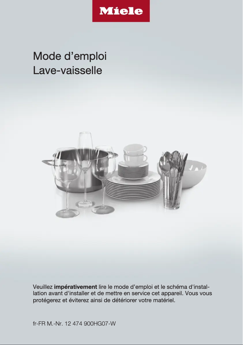 Image de la première page du manuel de l'appareil G 7600 SCU AutoDos