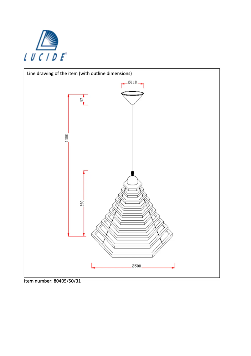 Page n°1 - Manuel utilisateur Lucide Tora