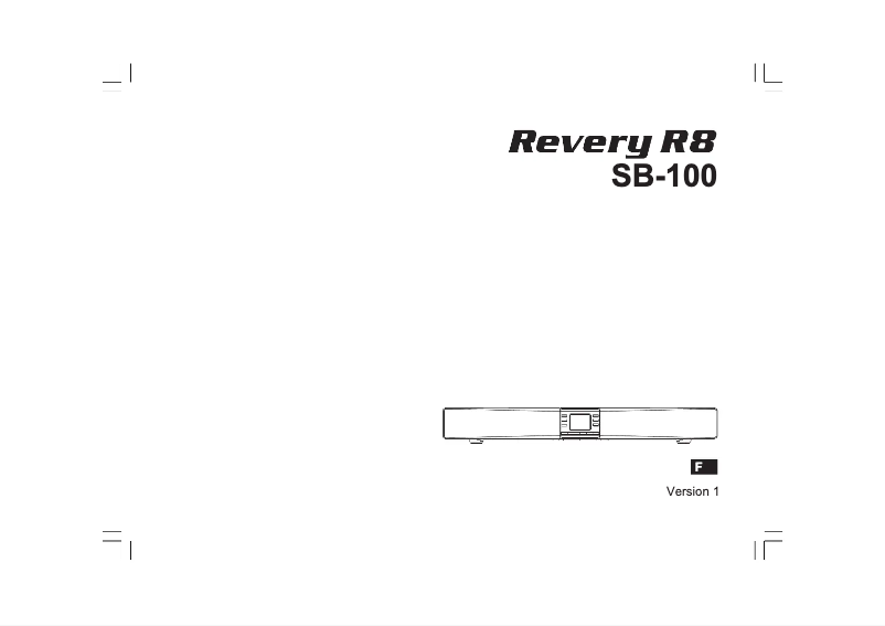 Page n°1 - Manuel utilisateur Sangean SB-100