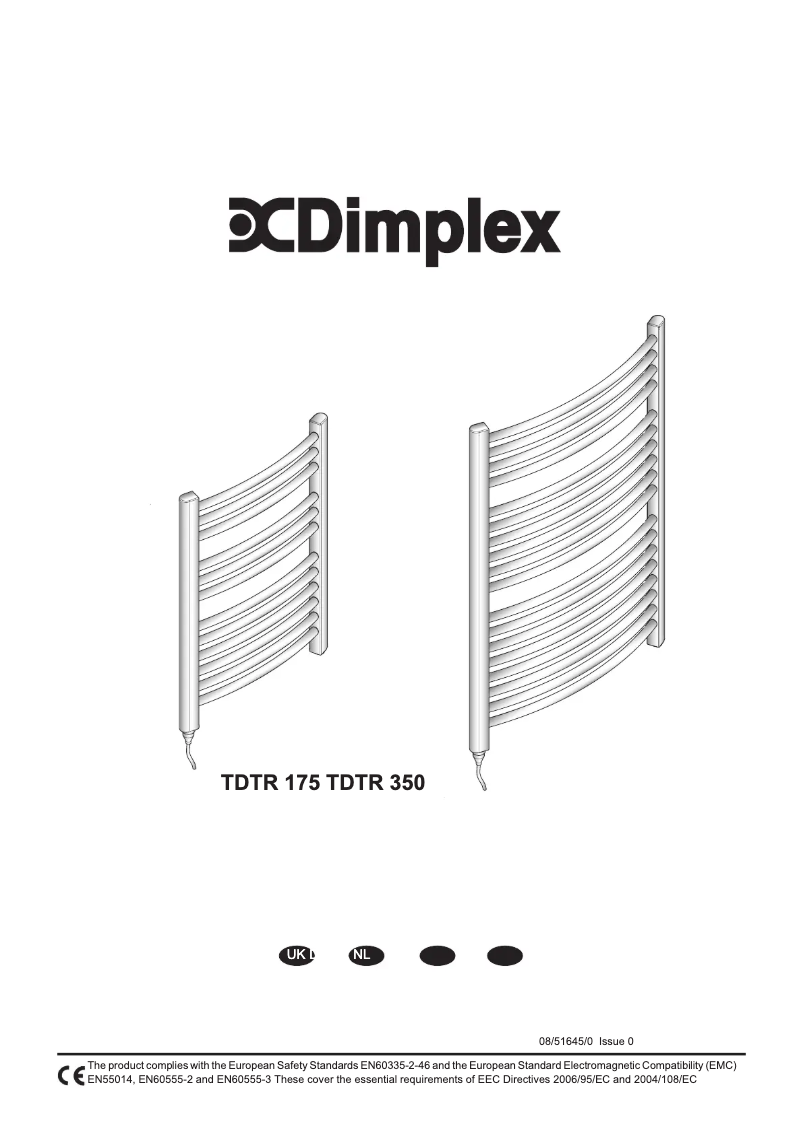 Page n°1 - Manuel utilisateur Dimplex TDTR 175