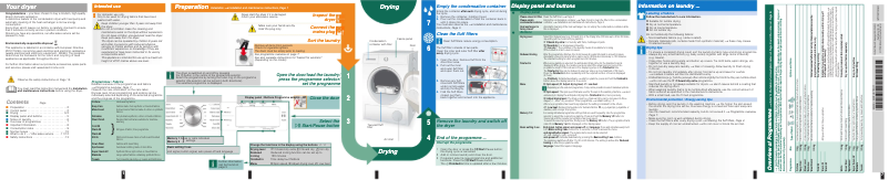 Page 1 de la notice Manuel utilisateur Bosch WTY86790GB