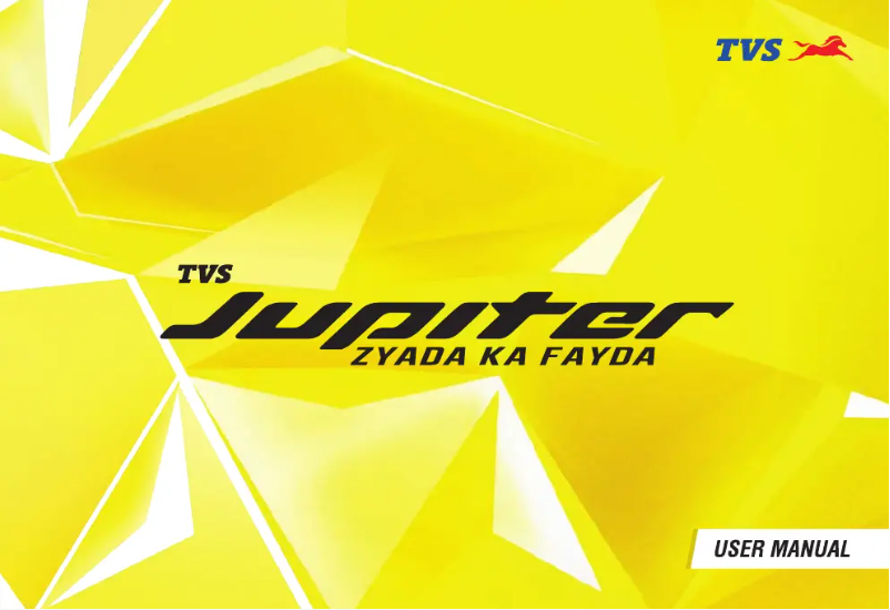 Page 1 de la notice Manuel utilisateur TVS Jupiter SmartXonnect Disc & Drum