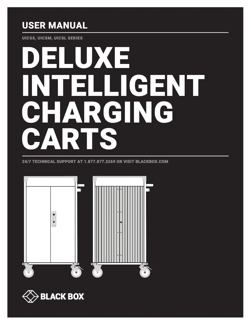 Page 1 de la notice Manuel utilisateur Black Box Deluxe UICSM-10-30TP-HASP