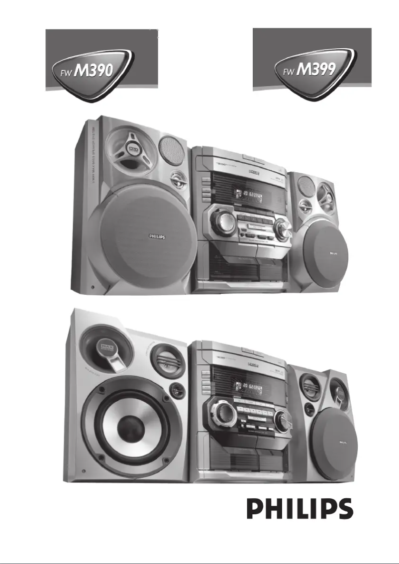 Página 1 del manual Manual de usuario Philips FWM396