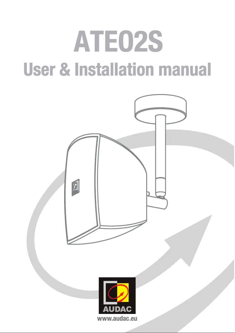 Page n°1 - Manuel utilisateur Audac ATEO2S