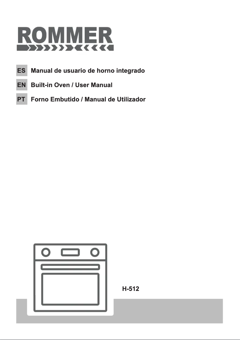 Page n°1 - Manuel utilisateur Rommer H-512