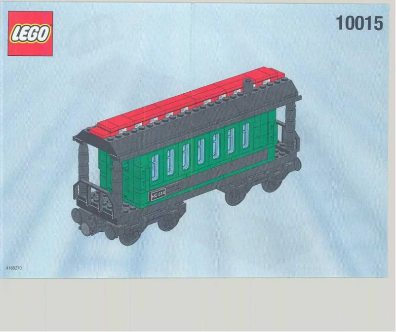 Page 1 de la notice Manuel utilisateur Lego PASSENGER WAGON