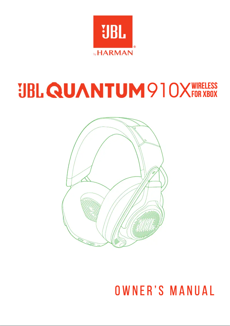 Page 1 de la notice Manuel utilisateur JBL Quantum 910X Wireless for Xbox