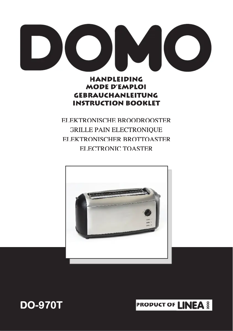 Page 1 de la notice Manuel utilisateur Domo DO-970T