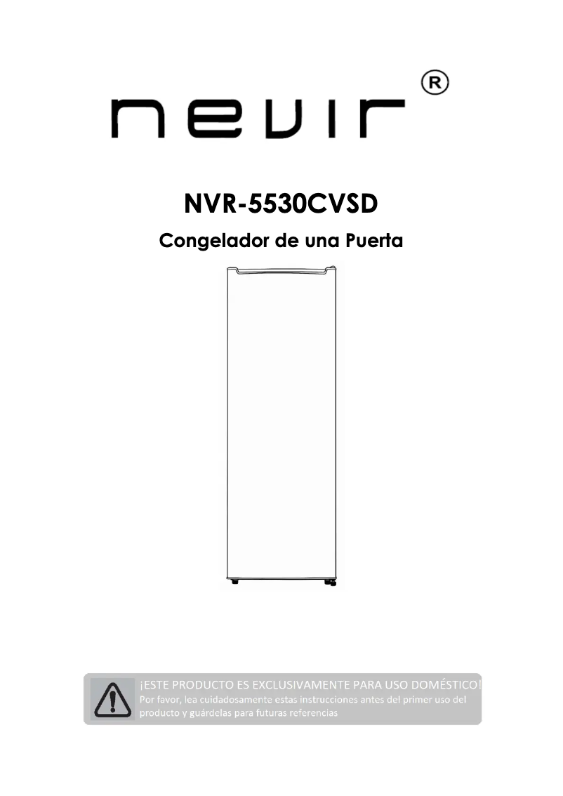 Page n°1 - Manuel utilisateur Nevir NVR-5530CVSD