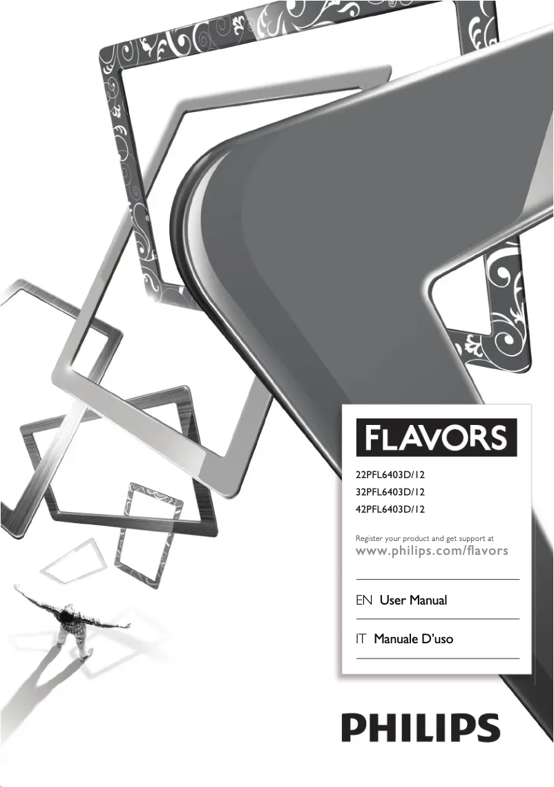 First page image of the manual for 22PFL6403D