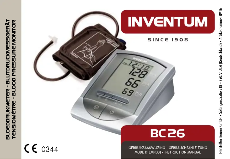 Image de la première page du manuel de l'appareil BC26