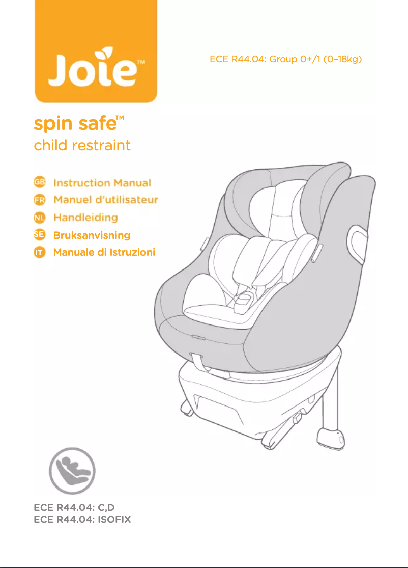 Image de la première page du manuel de l'appareil Spin Safe