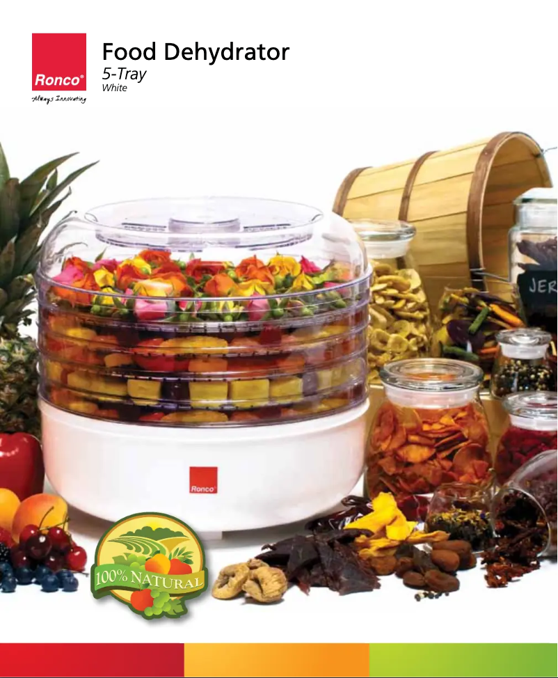Image de la première page du manuel de l'appareil Food Dehydrator