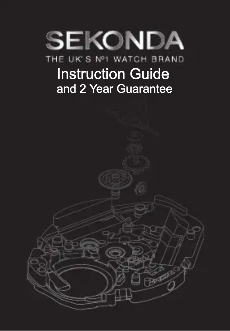 Page n°1 - Manuel utilisateur Sekonda 2319.27