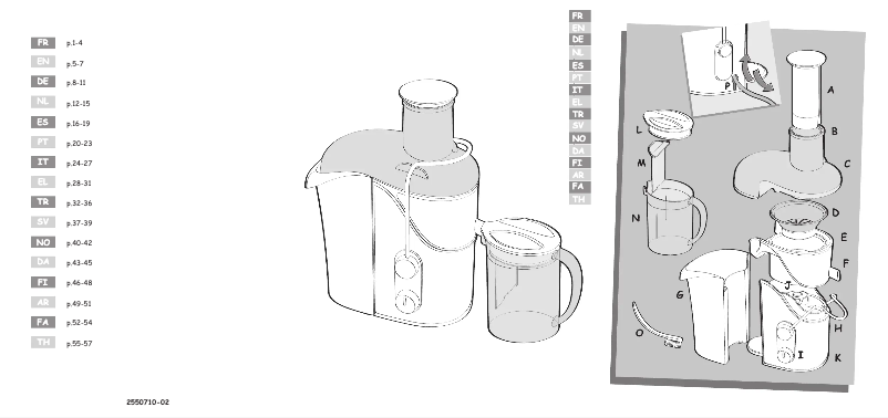 Page 1 de la notice Manuel utilisateur Moulinex JU650D31