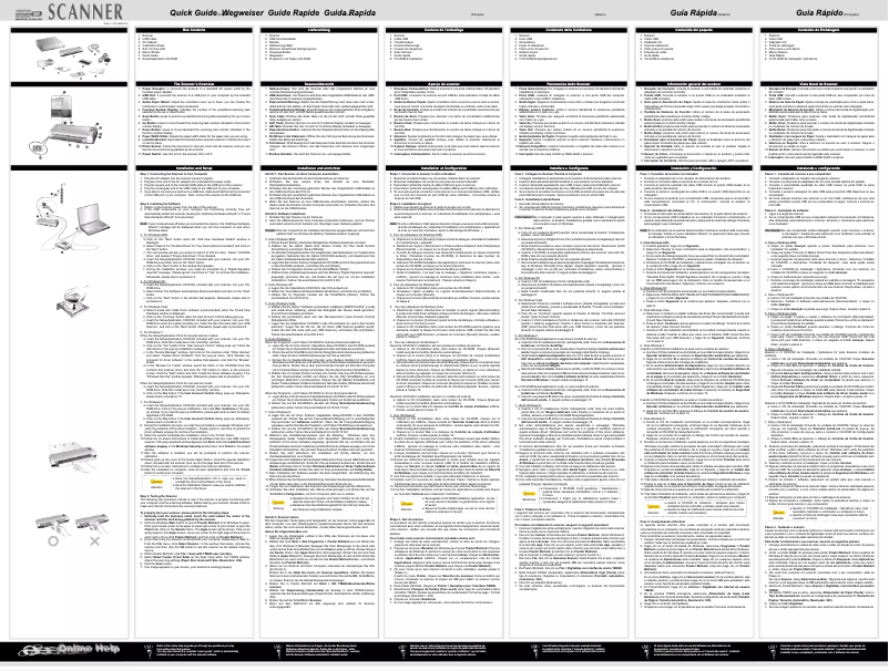 Page n°1 - Manuel utilisateur Plustek MobileOffice D430