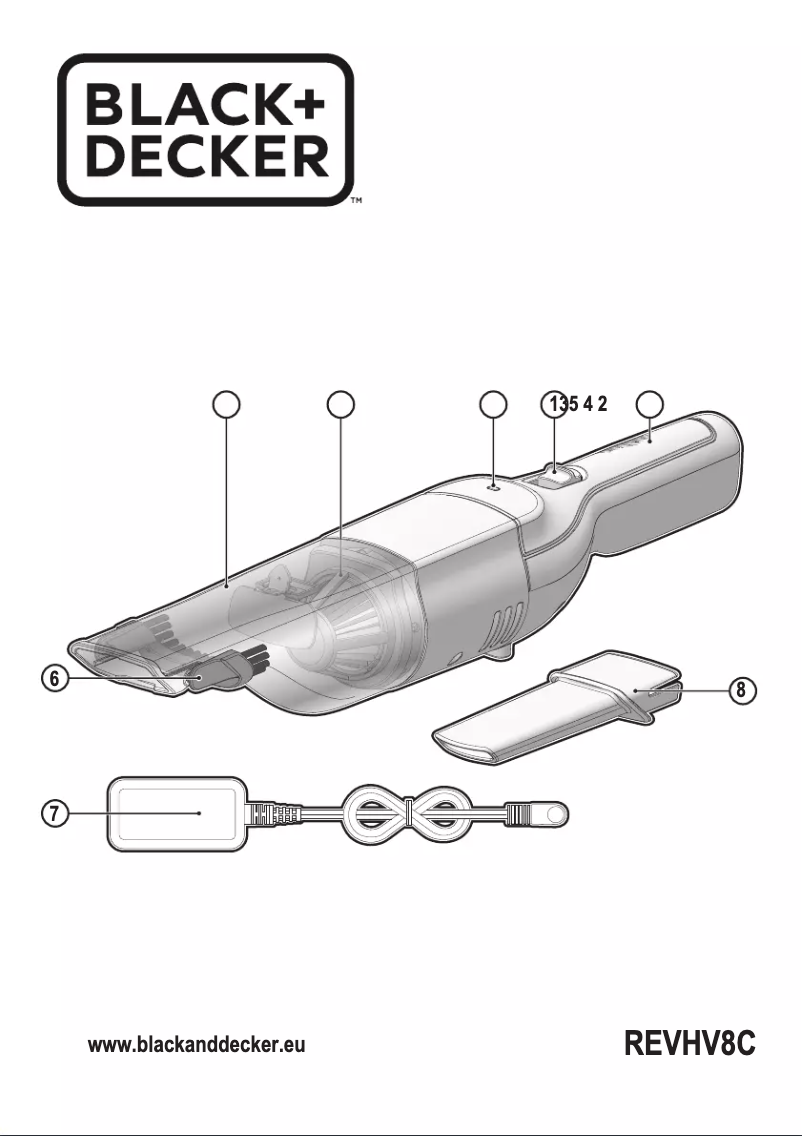 Page 1 de la notice Manuel utilisateur Black & Decker REVHV8C