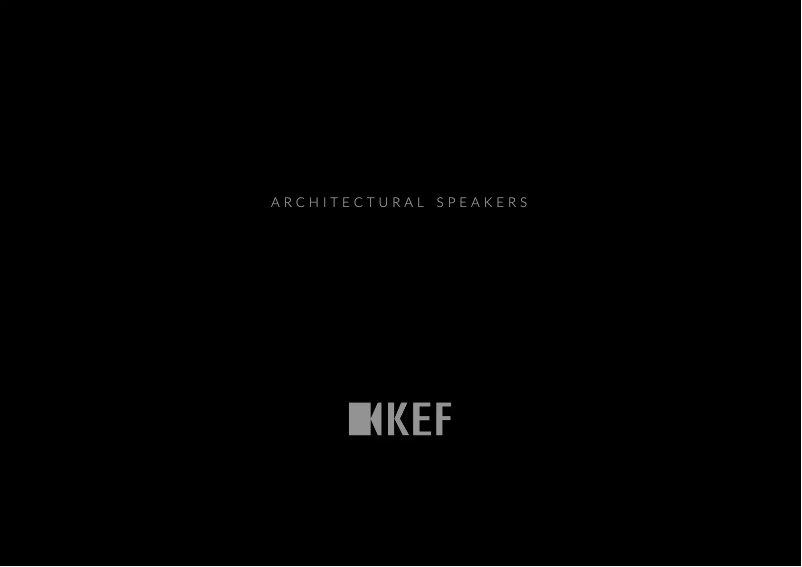 Page n°1 - Brochure KEF Ci160QS