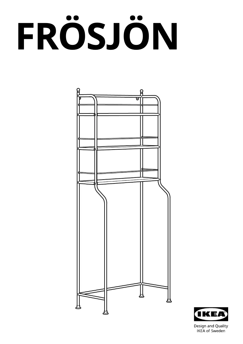 Image de la première page du manuel de l'appareil FRÖSJÖN 105.749.17