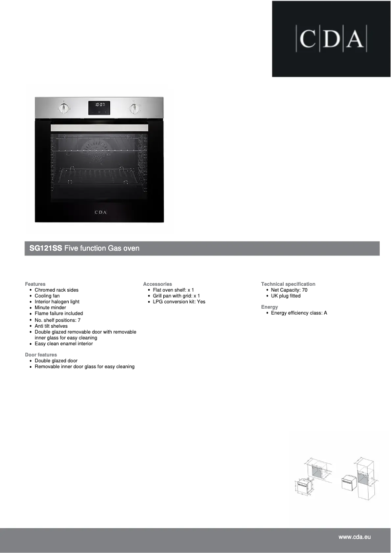 Image de la première page du manuel de l'appareil SG121SS