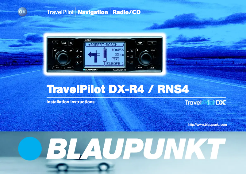 Page n°1 - Manuel utilisateur Blaupunkt TravelPilot DX-R4