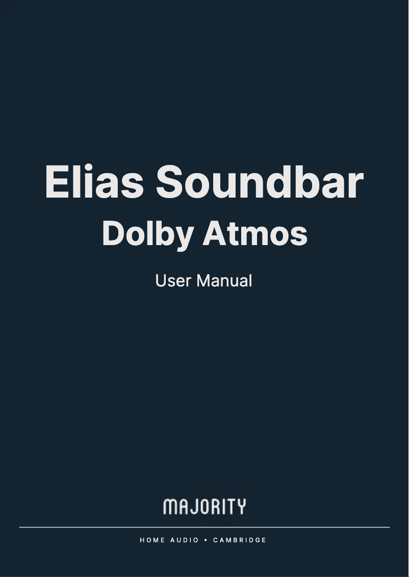 Page n°1 - Manuel utilisateur Majority Elias