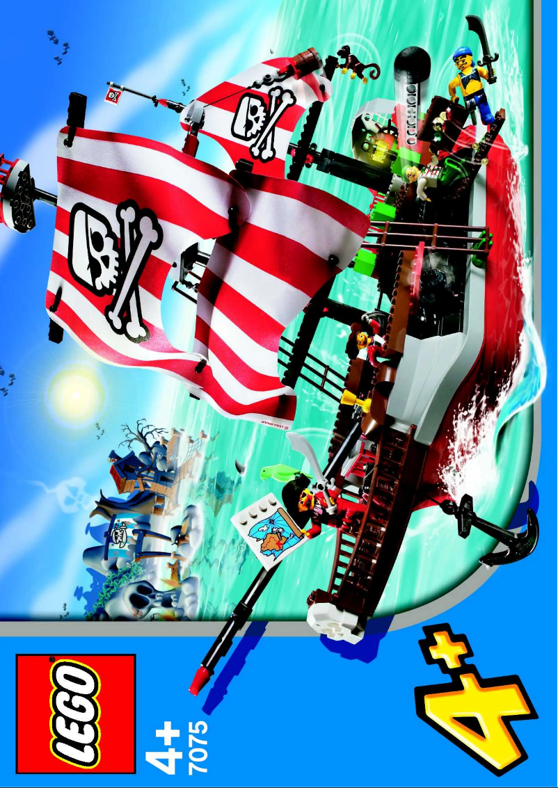 Image de la première page du manuel de l'appareil Captain Redbeard's Pirate Ship 7075