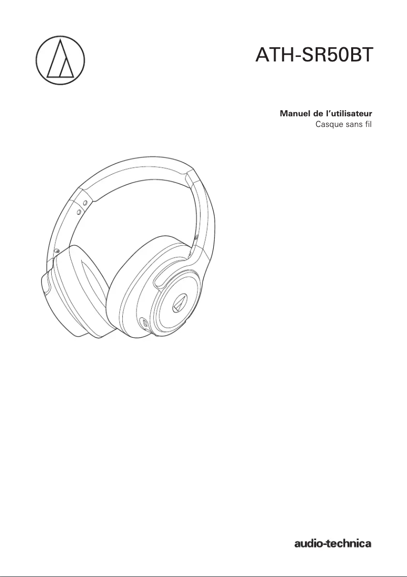 Page 1 de la notice Manuel utilisateur Audio-Technica ATH-SR50BT