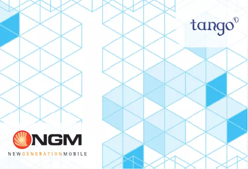 Page n°1 - Manuel utilisateur NGM Tango 1