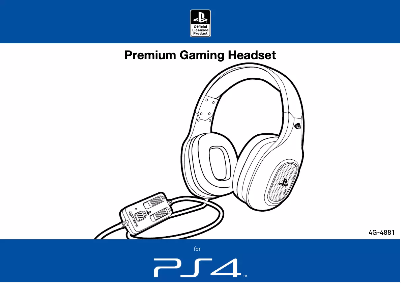 Imagen de la primera página del manual del dispositivo Premium Stereo Gaming Headset