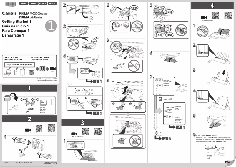 Page 1 de la notice Manuel utilisateur Canon Pixma MG3050